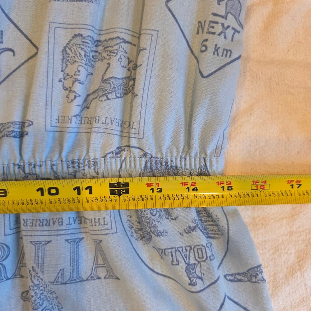Vintage Carriage Court Australia All Over Print Novelty Jumpsuit Capri Medium - Picture 4 of 7